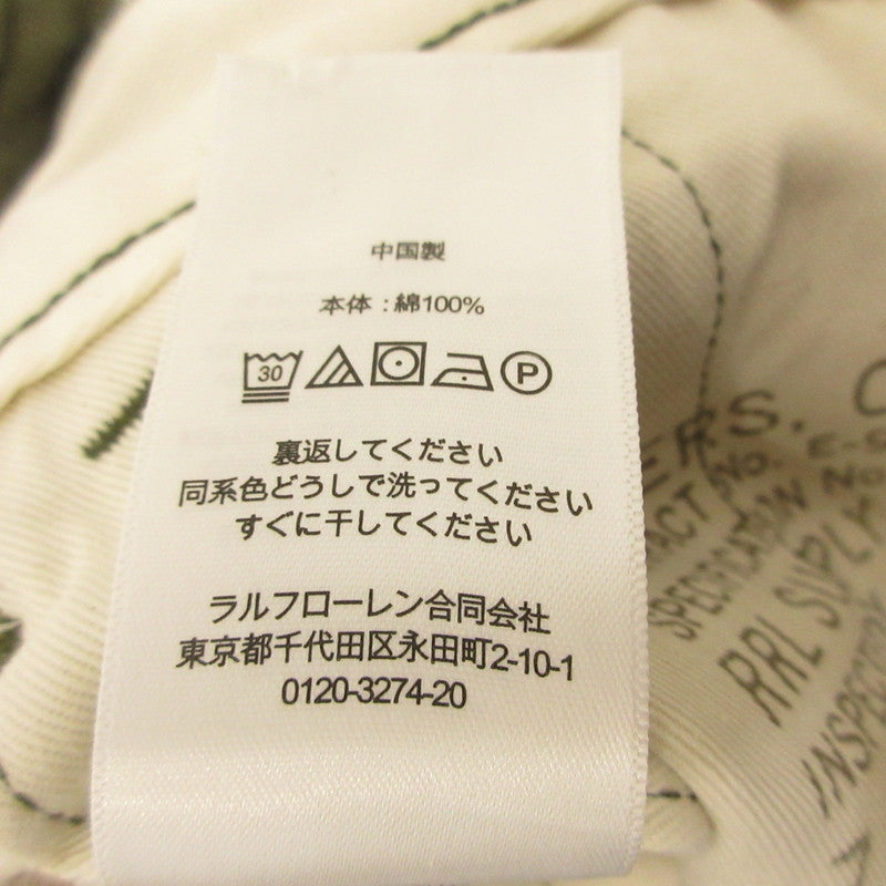 【中古】RRL(RALPH LAUREN) | ダブルアールエルラルフローレン CHINO OFFICERS PANT チノパンツ MNRRPNT14G20002 オリーブ サイズ：31