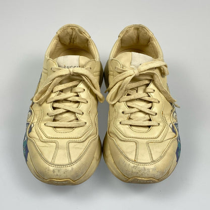 【中古】GUCCI | グッチ Rhyton Wave スニーカー 576052 サイズ：UK6 1/2 ベージュ