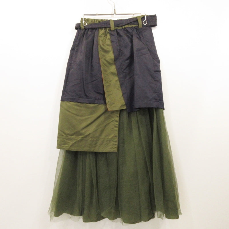 Used] ROYAL FLASH | Asymmetry military Skirt R2403-MSK718 RISLEY Size: F Multicolor