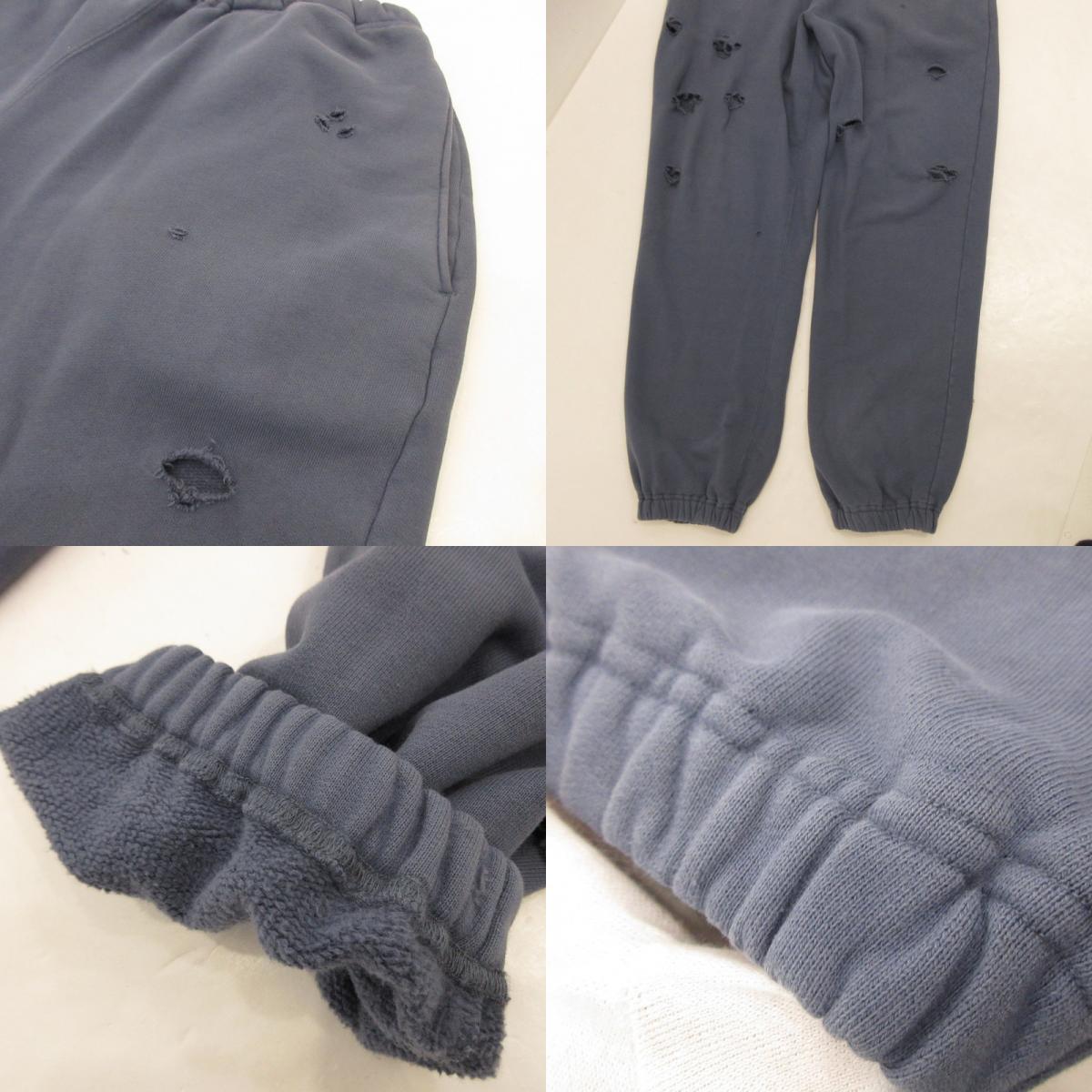 FLAGSTUFF | フラッグスタッフ DAMAGE SWEAT PANTS パンツ 22AW-FS-28 ブルー サイズ：M【姫路東店】
