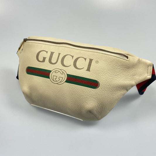 【中古】GUCCI | グッチ シェリーライン ウエストバッグ 493869