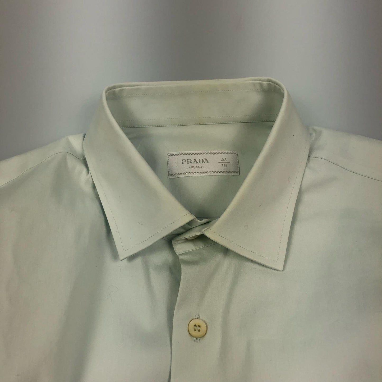 PRADA | プラダ 長袖シャツ UCM007 2018年製 サイズ：41/16【姫路東店】