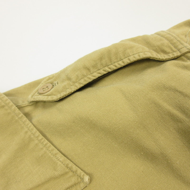MILITARY衣料 | ミリタリーイリョウ オフィサーシャツ 長袖シャツ 年式:60S フランス軍 ベージュ【姫路東店】