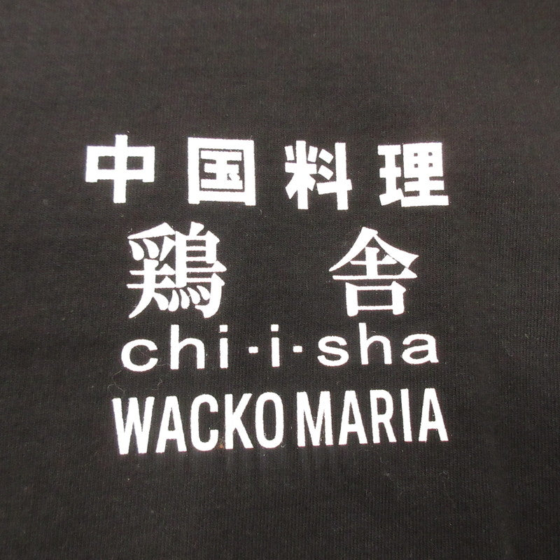 WACKO MARIA | CHIISHA Short Sleeve T-Shirt CHIISHA-WM-WT01 Black Size: M