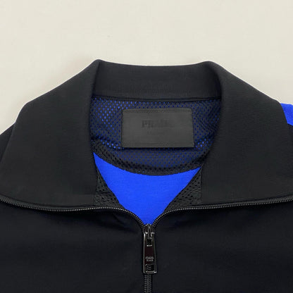 【中古】PRADA | プラダ ジャージ UJL047 トラックジャケット 2018年製 国内正規品 ブルー サイズ：M