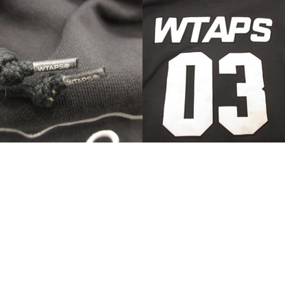 W)TAPS | Double Taps OBJ 02/HOODY/COTTON.PROTECT Hoodie 232ATDT-CSM29 Black Size: 3