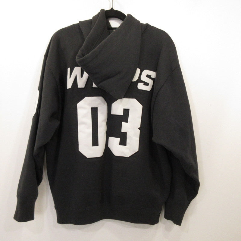 W)TAPS | Double Taps OBJ 02/HOODY/COTTON.PROTECT Hoodie 232ATDT-CSM29 Black Size: 3