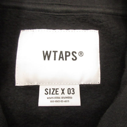 W)TAPS | Double Taps OBJ 02/HOODY/COTTON.PROTECT Hoodie 232ATDT-CSM29 Black Size: 3