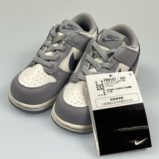 【中古】NIKE | ナイキ TD Dunk Low スニーカー FB9107-101 13.0cm グレー【専】