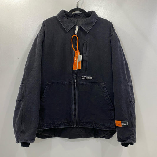 【中古】HERON PRESTON | ヘロンプレストン ブルゾン HMEA062S22FAB001 2022S/S ブラック サイズ：L