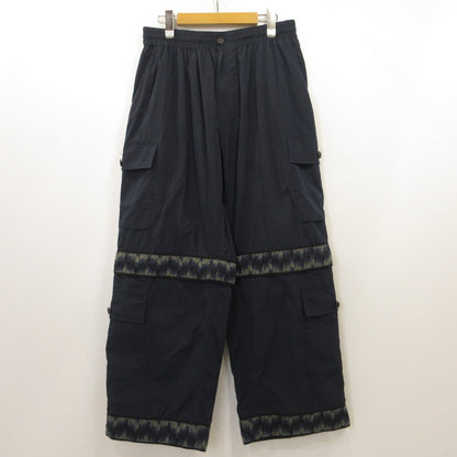 CHAMBRAY NYLON LIGHTNING CARGO パンツ T25SS-PT05 ネイビー サイズ：2【姫路東店】