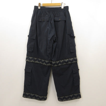CHAMBRAY NYLON LIGHTNING CARGO パンツ T25SS-PT05 ネイビー サイズ：2【姫路東店】