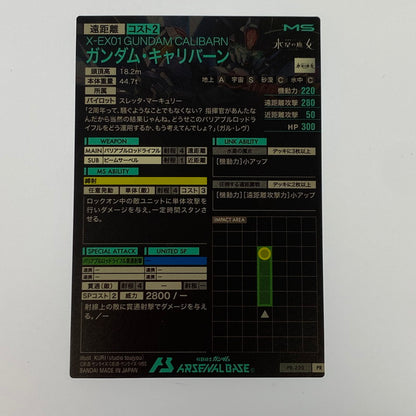 [Mail delivery] Mobile Suit Gundam Arsenal Base [PR] Gundam Calibarn PR-220 [Cash on delivery and date/time specification not available]