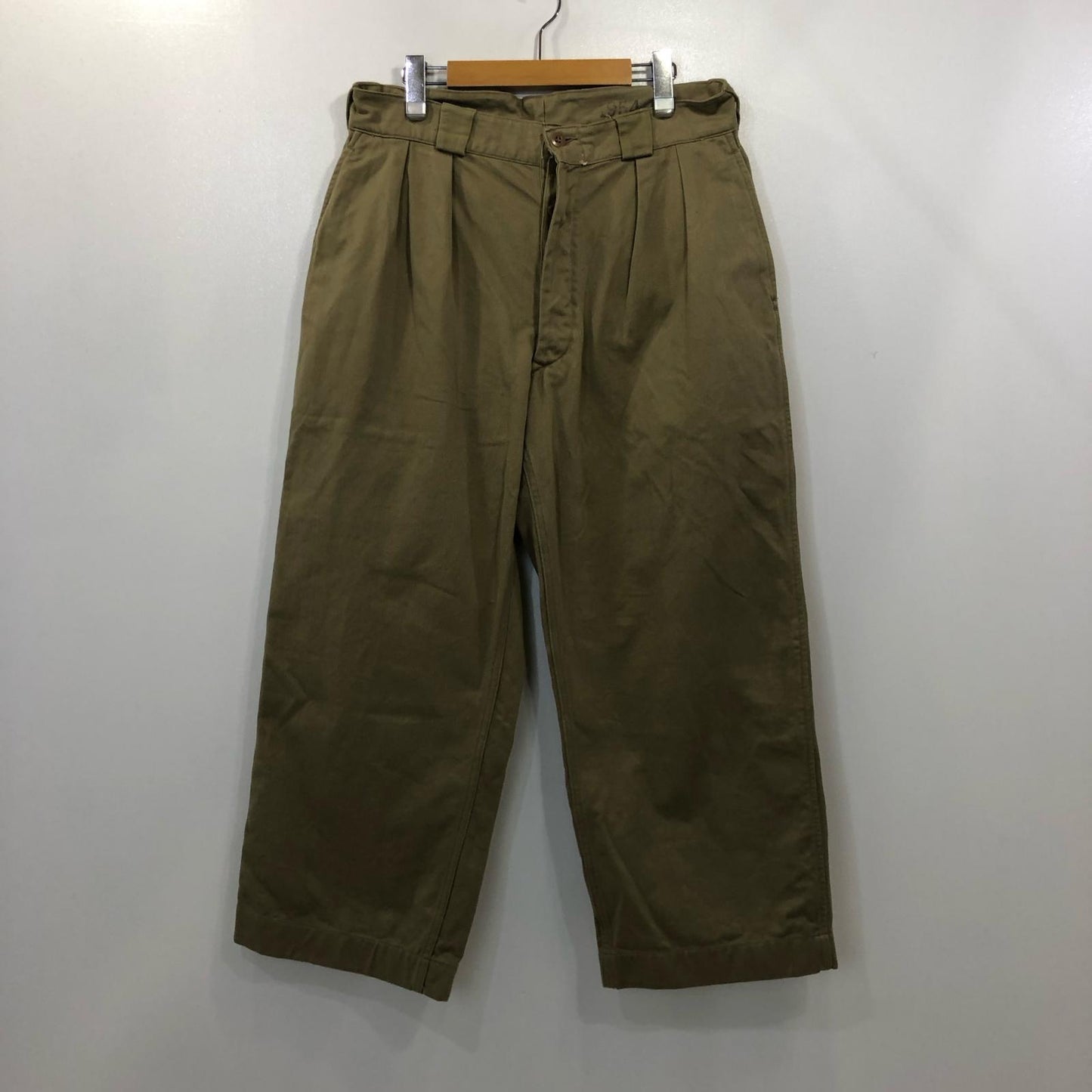 MILITARY衣料 | ミリタリーイリョウ M52 前期 チノパンツ フランス軍 50s ベージュ【姫路東店】