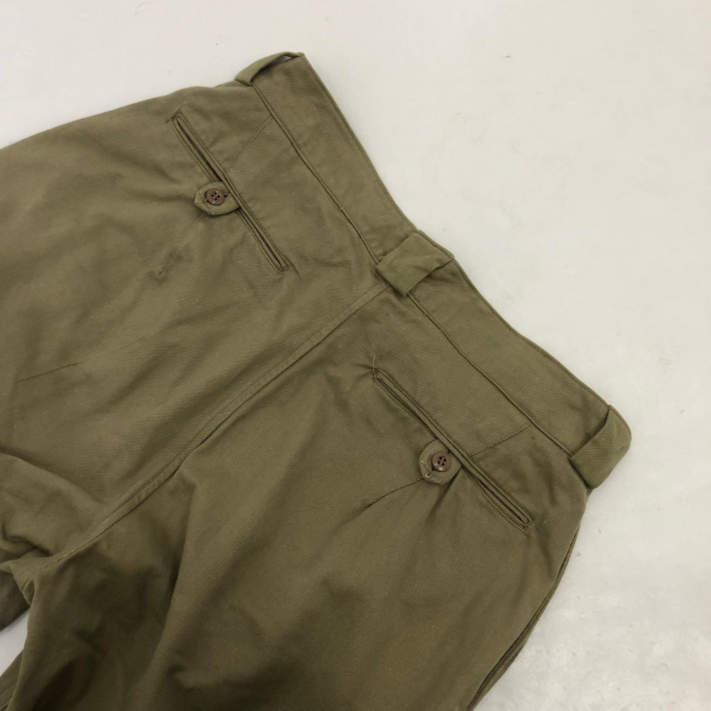 MILITARY衣料 | ミリタリーイリョウ M52 前期 チノパンツ フランス軍 50s ベージュ【姫路東店】