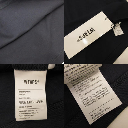 W)TAPS | WTAPS HG / SS / COTTON Short Sleeve T-Shirt 251ATDT-STM07S Navy Size: 4