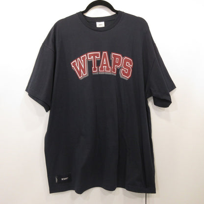 W)TAPS | WTAPS HG / SS / COTTON Short Sleeve T-Shirt 251ATDT-STM07S Navy Size: 4