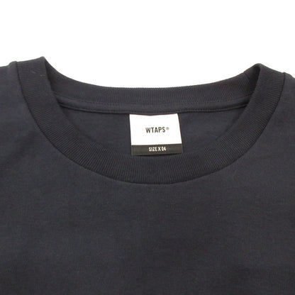 W)TAPS | WTAPS HG / SS / COTTON Short Sleeve T-Shirt 251ATDT-STM07S Navy Size: 4