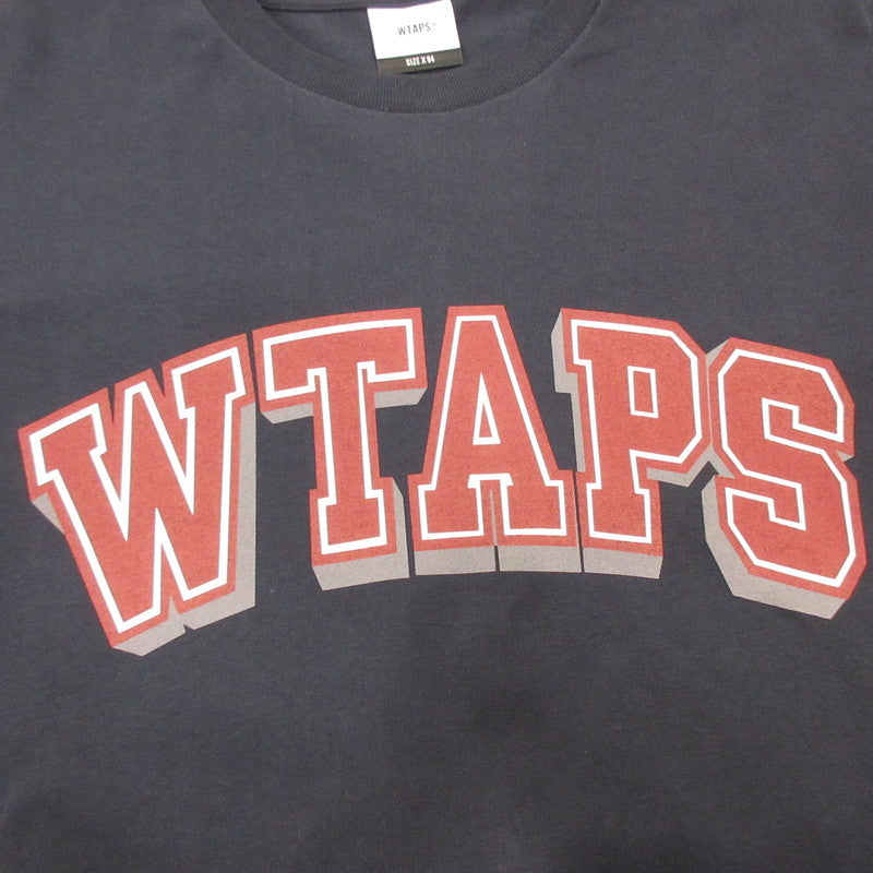 W)TAPS | WTAPS HG / SS / COTTON Short Sleeve T-Shirt 251ATDT-STM07S Navy Size: 4