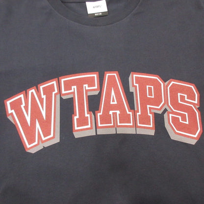 W)TAPS | WTAPS HG / SS / COTTON Short Sleeve T-Shirt 251ATDT-STM07S Navy Size: 4