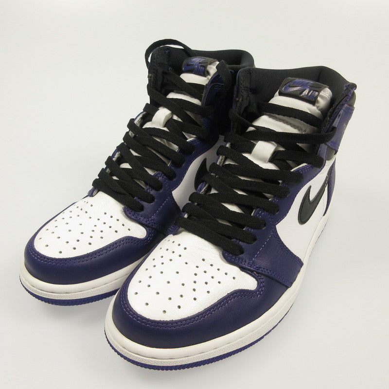 NIKE | ナイキ AIR JORDAN RETRO 1 HIGH OG COURT PURPLE スニーカー 555088-500 年式:2020S/S パープル 27cm【姫路東店】