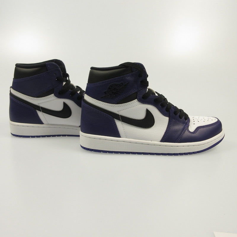 NIKE | ナイキ AIR JORDAN RETRO 1 HIGH OG COURT PURPLE スニーカー 555088-500 年式:2020S/S パープル 27cm【姫路東店】