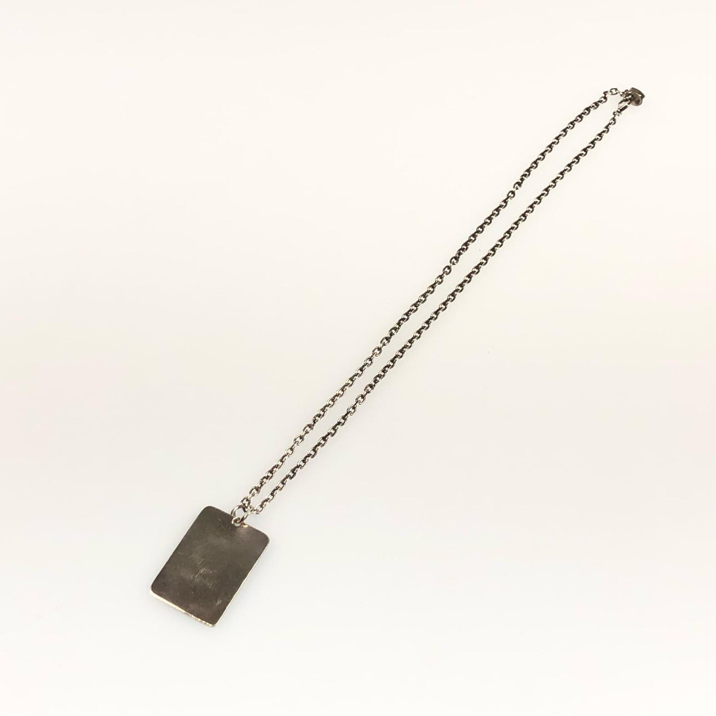 プレートネックレス ネックレス silver925 K18 シルバー【姫路東店】