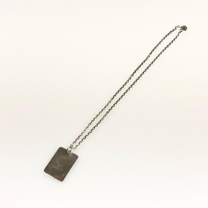 プレートネックレス ネックレス silver925 K18 シルバー【姫路東店】