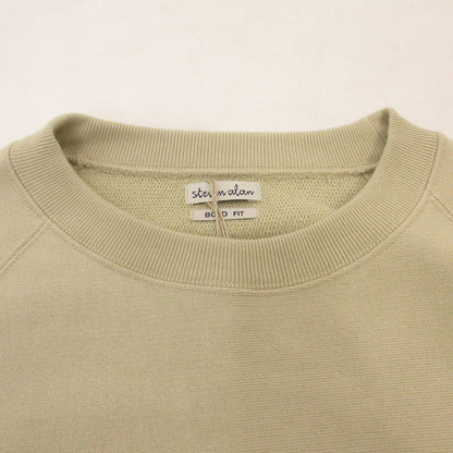 Steven Alan | スティーブンアラン URAKE FREEDOM SLEEVE CREW NECK SWEAT スウェット 8112-199-0336 ベージュ サイズ：S【姫路東店】