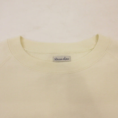 Steven Alan | スティーブンアラン URAKE FREEDOM SLEEVE CREW NECK SWEAT スウェット 8112-199-0368 アイボリー サイズ：S【姫路東店】