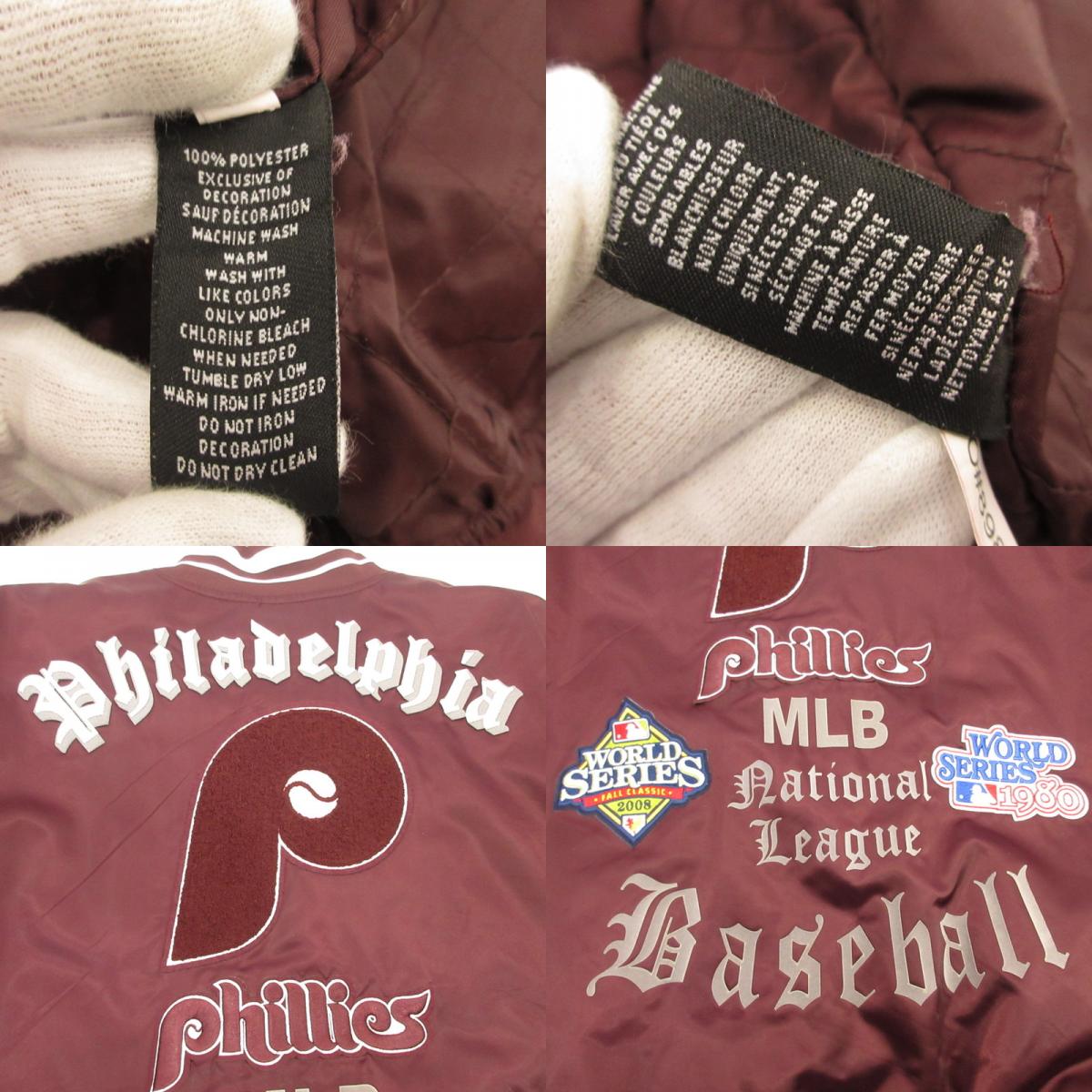 PHILLIES スタジャン ボルドー/バーガンディー【姫路東店】