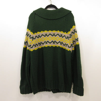 VINTAGE衣料 | ヴィンテージイリョウ カーディガン 年式:70S TALONジップ グリーン サイズ：不明【姫路東店】