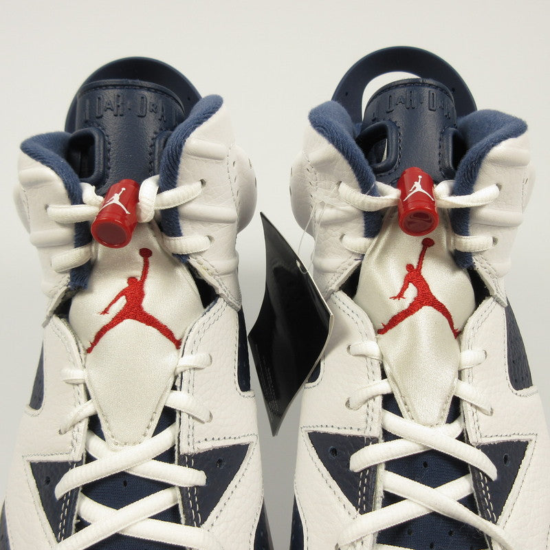 NIKE | ナイキ AIR JORDAN 6 RETRO WHITE AND MIDNIGHT NAVY スニーカー CT8529-164 年式:2024S/S ブルー 27cm【姫路東店】