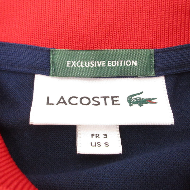 LACOSTE | ラコステ ポロシャツ PH092PL EAMS GOLF別注 ネイビー サイズ：S【姫路東店】