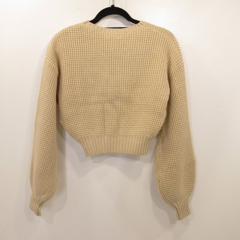 Darich | ダーリッチ ロゴワッフルニットトップス セーター 112511034 ｻｲｽﾞ:F ベージュ【姫路東店】
