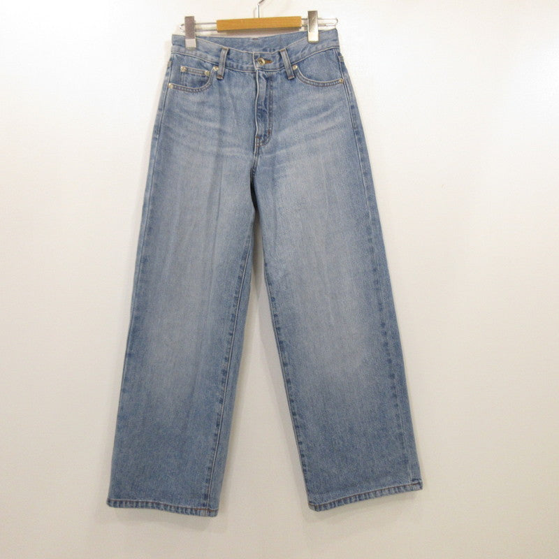 LOW-RISE WIDE DENIM デニムパンツ 1723422676-0 ライトブルー サイズ：34【姫路東店】
