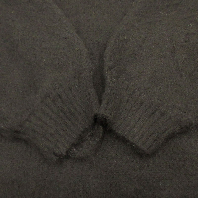 TOWN CRAFT | タウンクラフト DAMAGED SOLID SHAGGY CREW SWEATER セーター TC25F00900 ブラック サイズ：M【姫路東店】