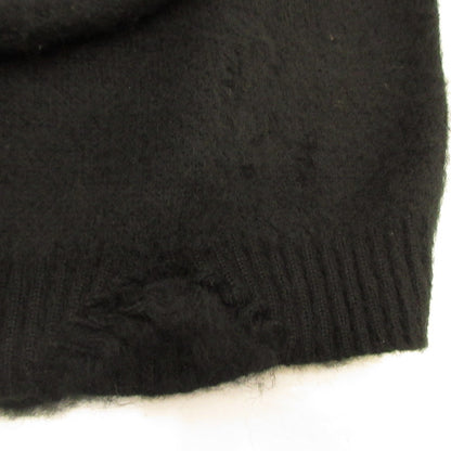 TOWN CRAFT | タウンクラフト DAMAGED SOLID SHAGGY CREW SWEATER セーター TC25F00900 ブラック サイズ：M【姫路東店】