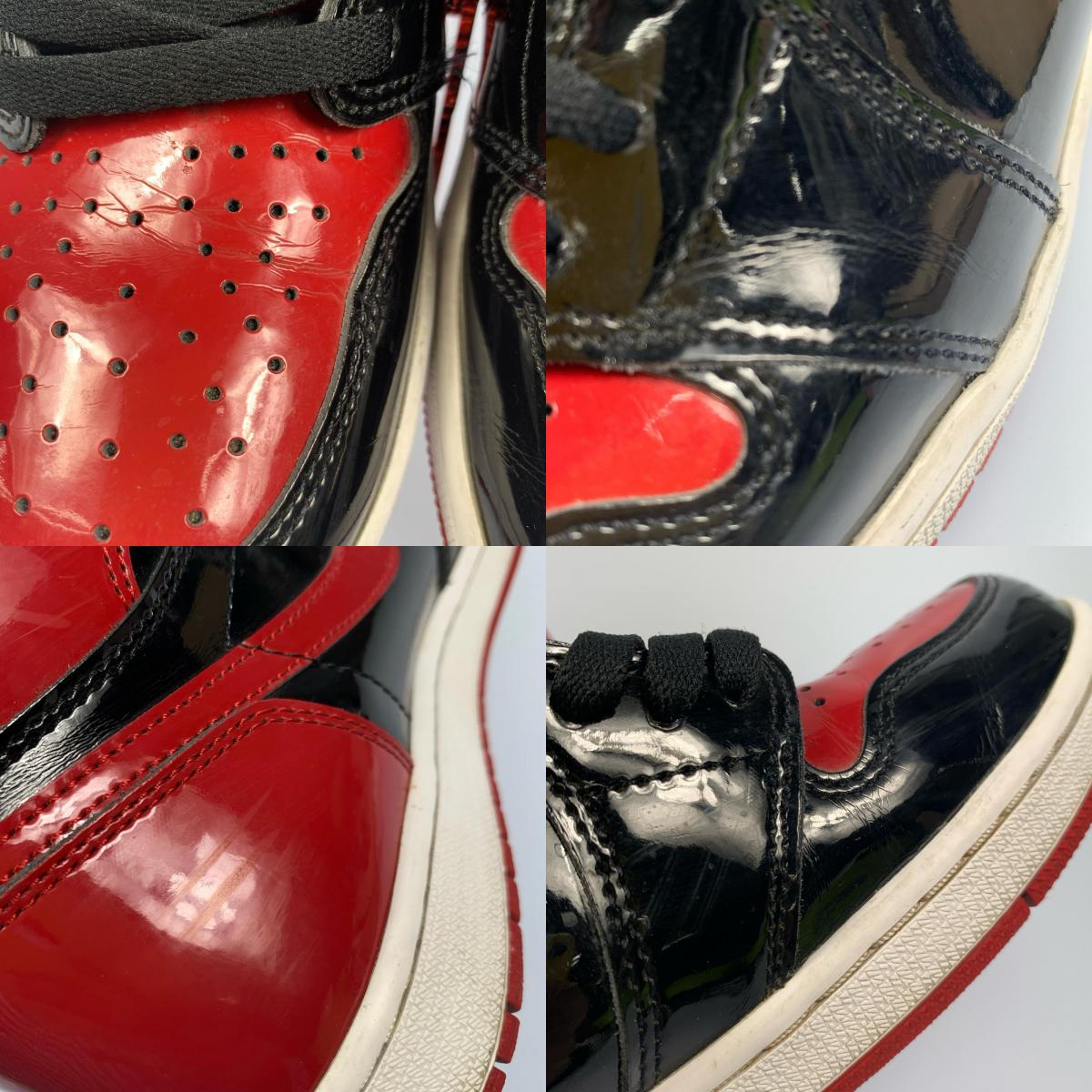 NIKE | ナイキ AIR JORDAN 1 RETRO HIGH OG BRED PATENT スニーカー 555088-063 2022S/S サイズ:28.0cm レッド 28cm【姫路東店】