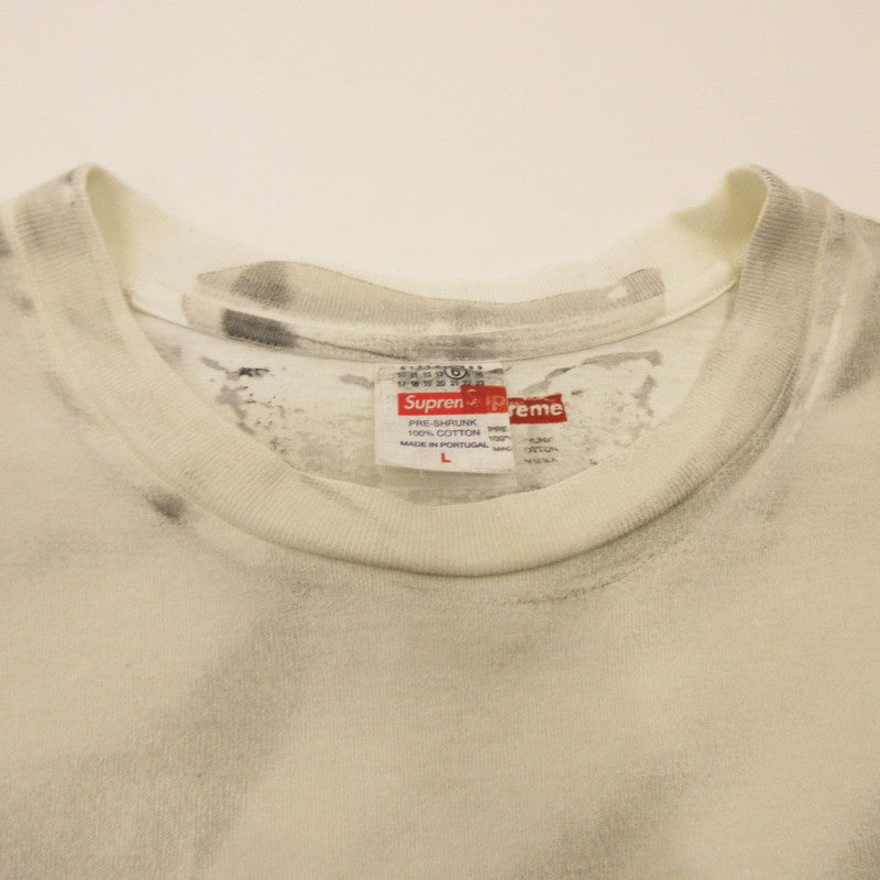 Supreme | シュプリーム MM6 Maison Margiela Box Logo Tee Short-Sleeve T-Shirt ×MM6 White Size：L