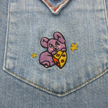 HYSTERIC GLAMOUR | ヒステリックグラマー Oh Yeah刺繍 その他トップス 02191AH10 ライトブルー サイズ：M【姫路東店】