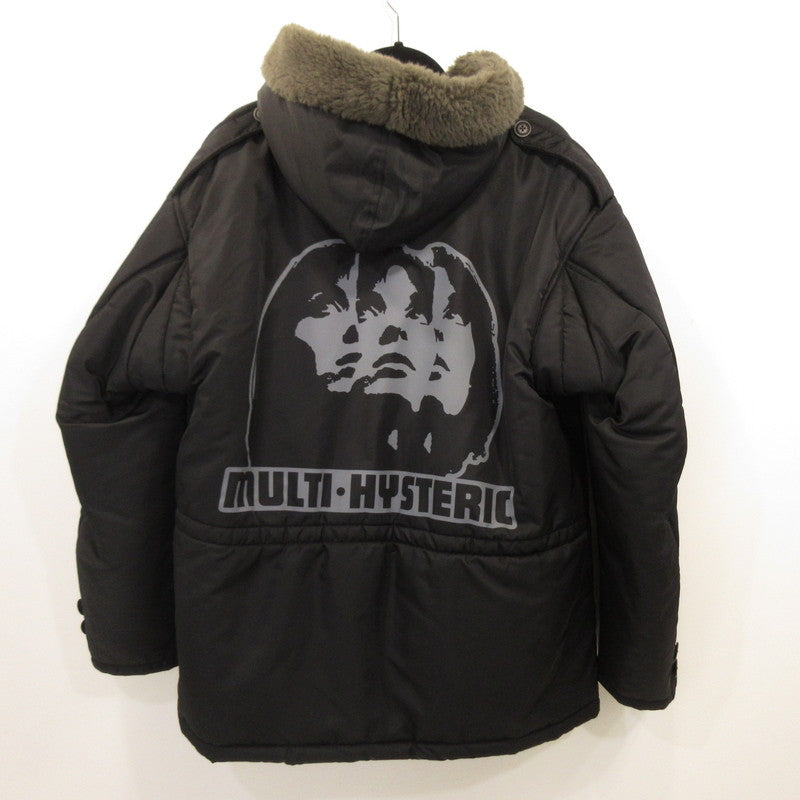 HYSTERIC GLAMOUR | ヒステリックグラマー MULTI HYSTERIC WOMAN B-9コート ミリタリージャケット 02233AC03 プリマロフト ブラック サイズ：M【姫路東店】