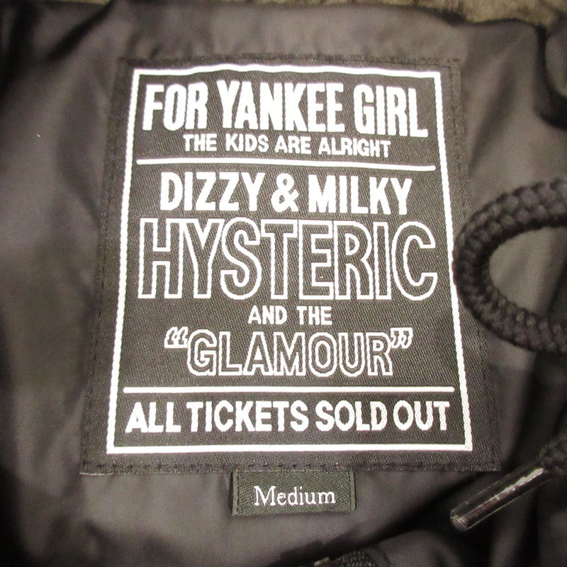 HYSTERIC GLAMOUR | ヒステリックグラマー MULTI HYSTERIC WOMAN B-9コート ミリタリージャケット 02233AC03 プリマロフト ブラック サイズ：M【姫路東店】