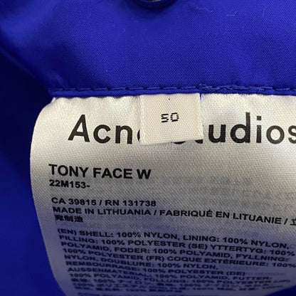 ACNE STUDIOS | アクネストゥディオズ TONY FACE W nylon coach jacket その他アウター 22M153 コーチジャケット ブルー サイズ：50【姫路東店】