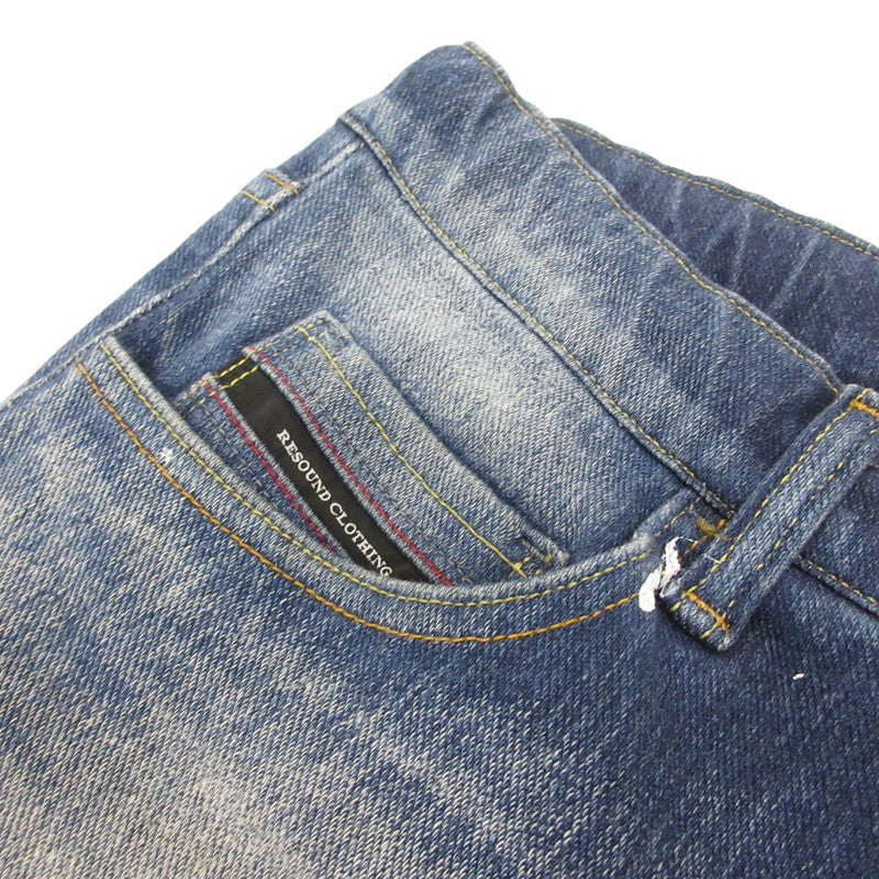 【中古】RESOUND CLOTHING | リサウンドクロージング パンツ BASIC-ST-019 ネイビー サイズ：2【姫路東店】