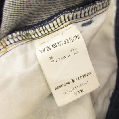 【中古】RESOUND CLOTHING | リサウンドクロージング パンツ BASIC-ST-019 ネイビー サイズ：2【姫路東店】