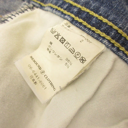 【中古】RESOUND CLOTHING | リサウンドクロージング Blind DENIM デニムパンツ ST-007 ブルー サイズ：2【姫路東店】