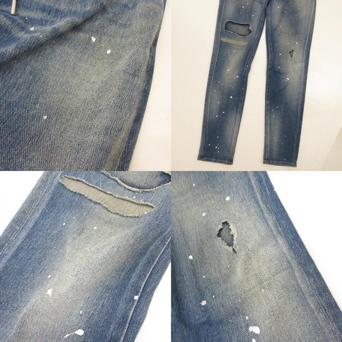 【中古】RESOUND CLOTHING | リサウンドクロージング パンツ BASIC-ST-019 ブルー サイズ：2【姫路東店】