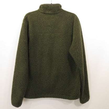 [Used] Carhartt | Carhartt Relaxed Fit Fleece Snap Front Jacket Other Tops 104991-G73 Green Size: M