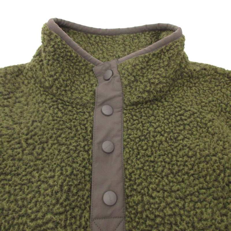 [Used] Carhartt | Carhartt Relaxed Fit Fleece Snap Front Jacket Other Tops 104991-G73 Green Size: M